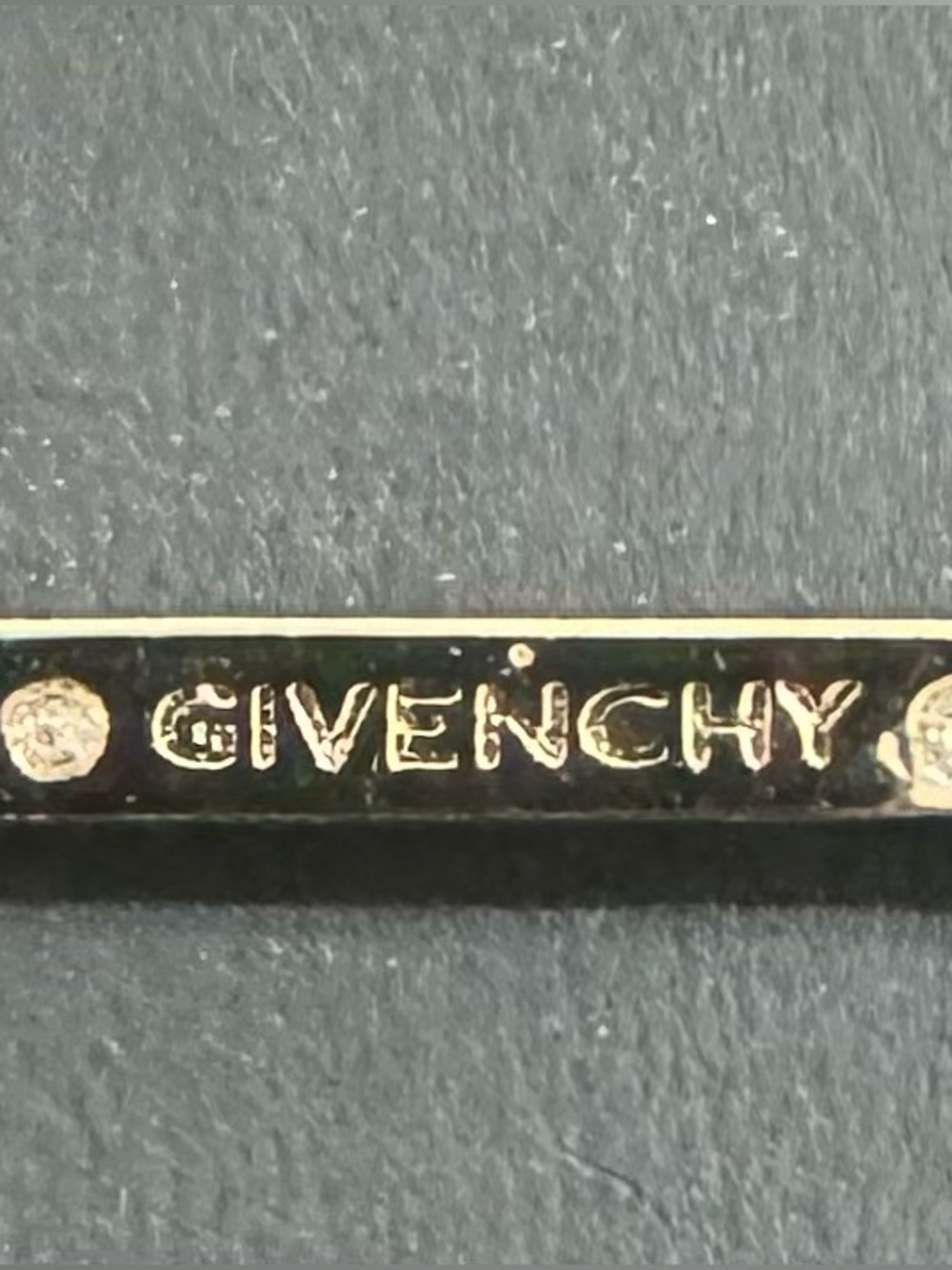Givenchy Crystal Linear Dangle Teardrop Earrings - Picture 3 of 3